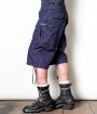 CARGO HALF PANTS / 40s USMC HERRINBONE