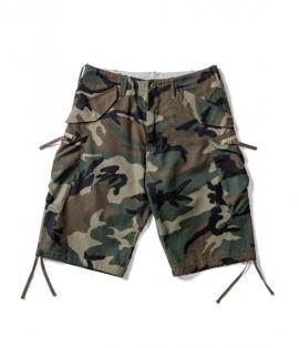 CARGO HALF PANTS / CANVAS-CAMO