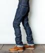 TIGHT STRAIGHT STRETCH DENIM PANTS