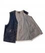 DENIM ZIP VEST