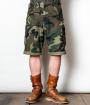 CARGO HALF PANTS / CANVAS-CAMO