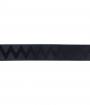 JAGGED-LINE LEATHER BELT