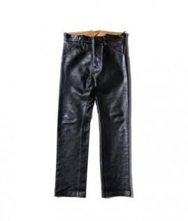 COMBI LEATHER PANTS / TAPERED CUSTOM