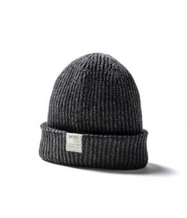 LOW-GAUGE LINEN KNIT CAP / PIGMENT-DYED
