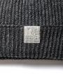 LOW-GAUGE LINEN KNIT CAP / PIGMENT-DYED