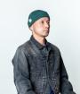 LOW-GAUGE LINEN KNIT CAP / PIGMENT-DYED
